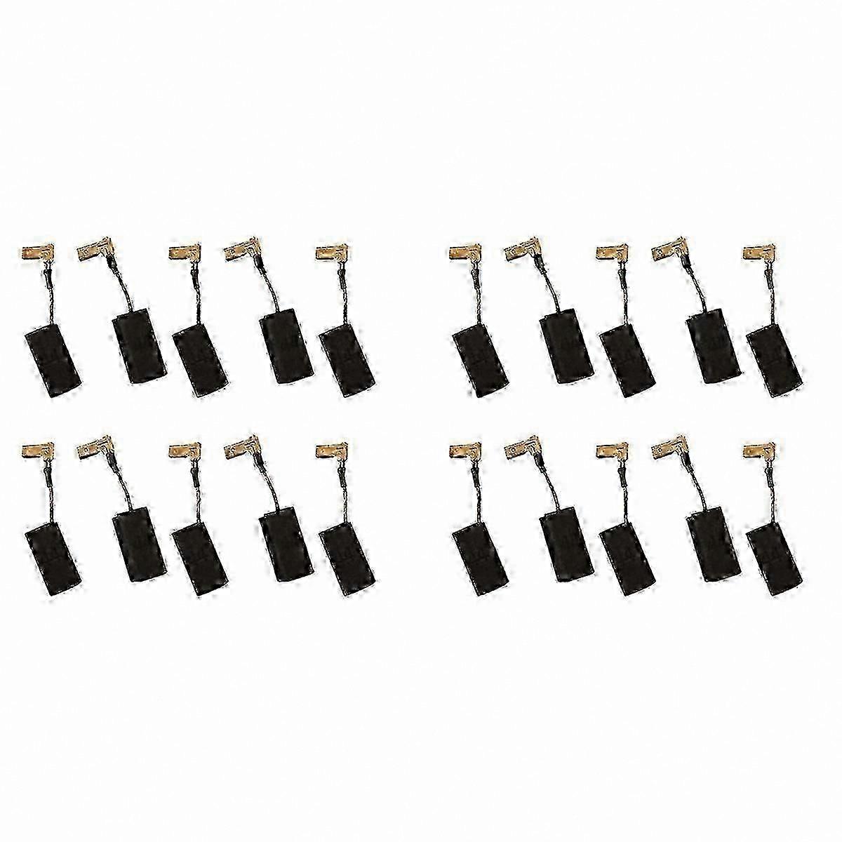 20-Pack Carbon Brushes Compatible with Various Power Tools