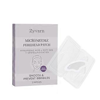Microneedle Forehead Patches with Hyaluronic Acid & Peptides, Anti-Wrinkle Forehead Skin Care Pads for Fine Lines & Deep Hydration (2-Pack/Box)