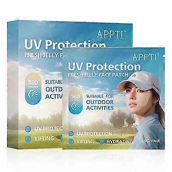 UV Protection Face Patch for Outdoor Golfers Sun Shield with Hydrating Design