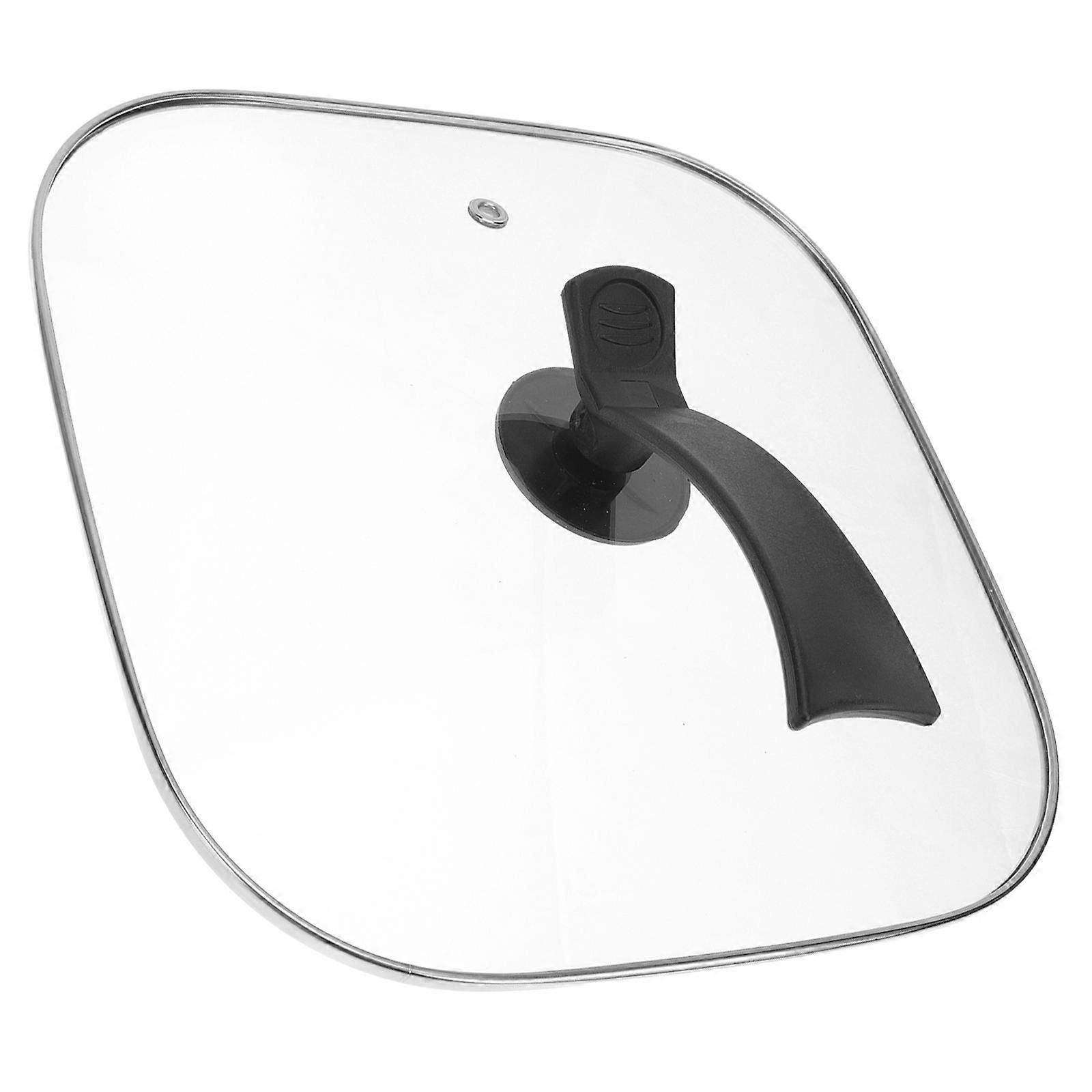 1PC Multi-functional Vertical Electric Square Heating Pot Cover Glass Cover