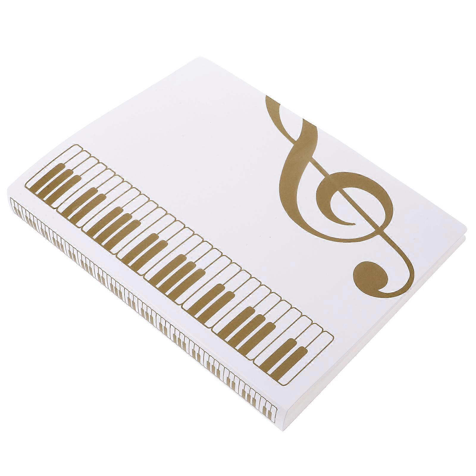 Musicians Sheet Music Folder Household A4 Files Storage Folder Portable Binder Folder