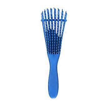 Octopus Hair Detangling Comb, Reusable Plastic, Scalp Massage, Non-slip Grip, Quick Drying, For Curly Wet Dry Hair, Women's, Blue, 1 Piece