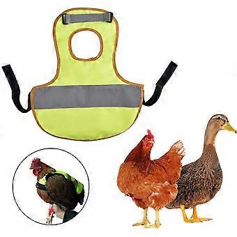 Signal Vest for Chickens,Chicken Duck Harness,Chicken Reflective Vest for Pets Clothes - Support Feather Protection for Chicken and Duck