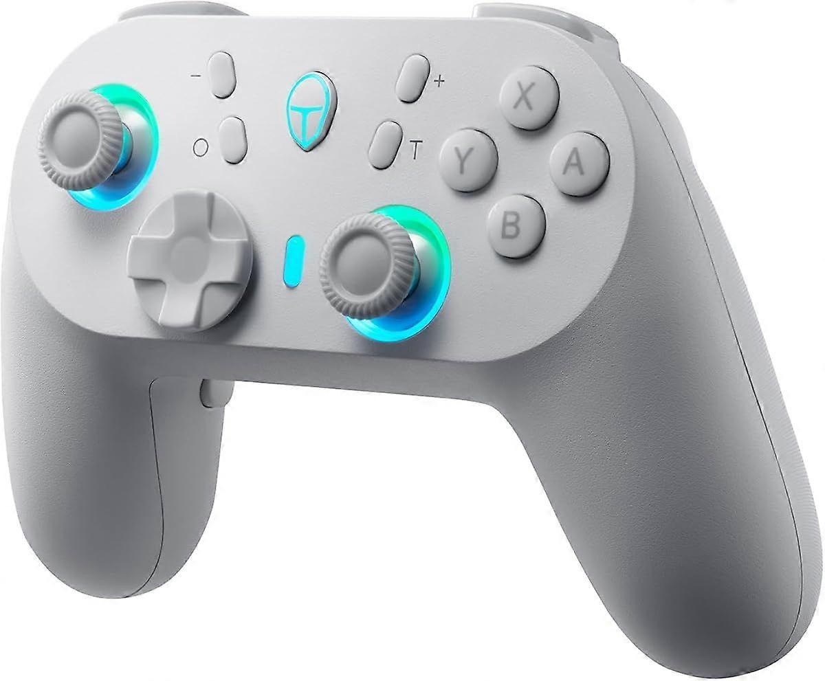 G45 Pro Wireless PC Controller for Windows PC,Switch,IOS&Android,PC Game Controller with Hall Effect Joysticks&Triggers/Gyroscope,RGB Lights