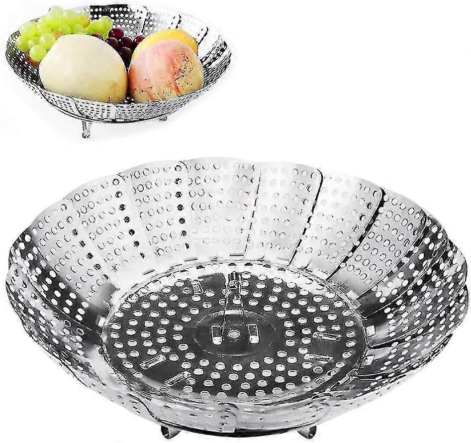 Vegetable Stainless Steel Foldable Steamer Basket