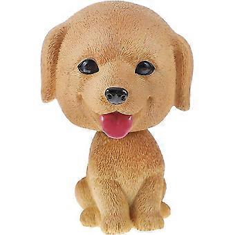 Hund Wackelkopf Golden Retriever Mini Figuren Schütteln Kopf Dash Puppe Kleiner Hund Kuchen Topper Miniatur