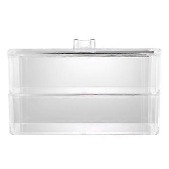 Makeup Brush Holder for Storage Use Double Layer Dustproof Makeup Box