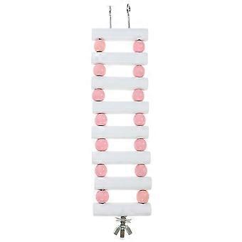 Hamster Climbing Ladder Toy Made of Wood for Pet Activity Durable