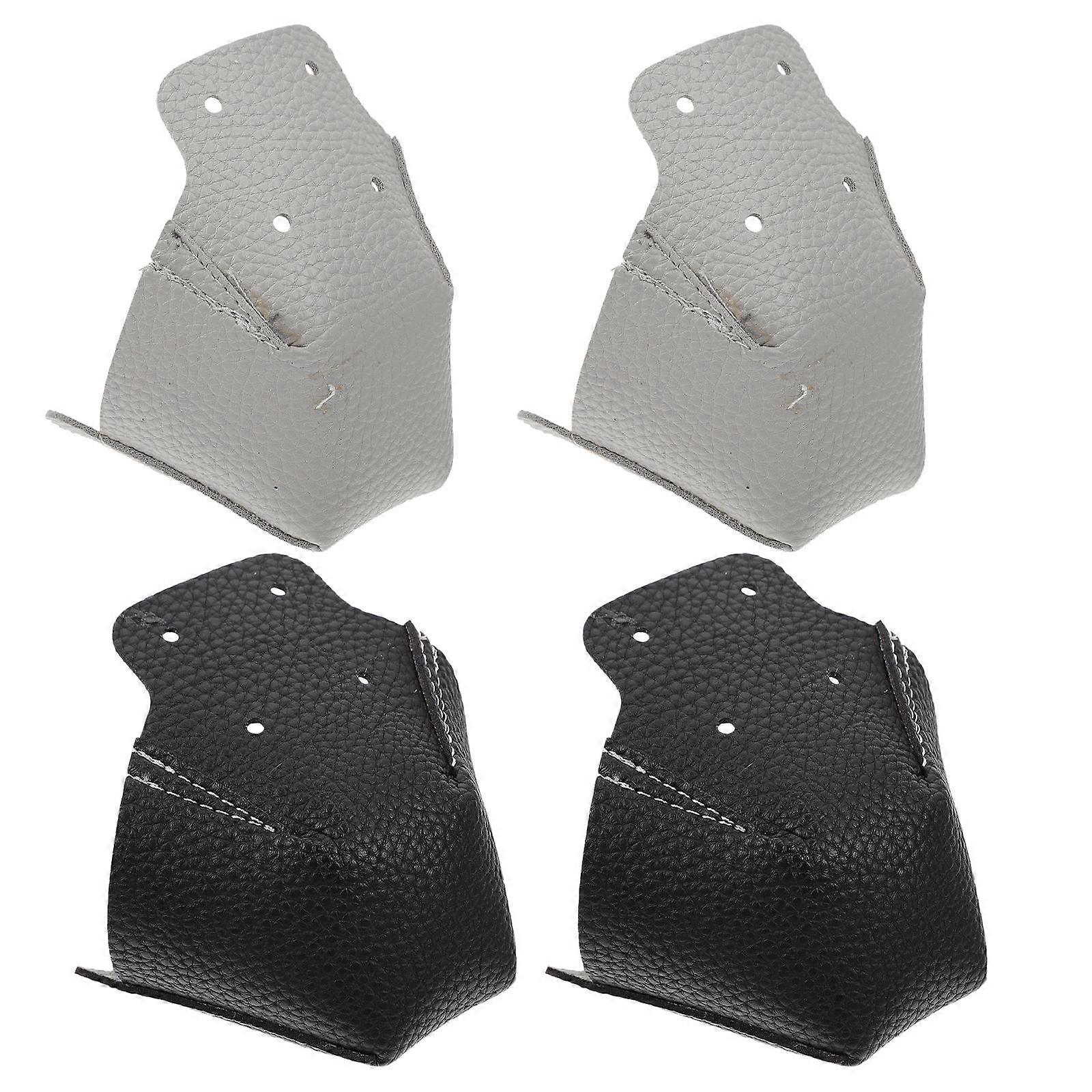 2 Pairs Roller Skates Front Cover Skating Toe Protector Portable Toe Caps Guards