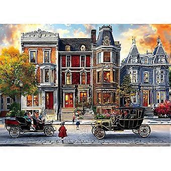Puzzles for Adults Vintage City Jigsaw Puzzle for Street Jigsaw Victorian Houses Ideal Gift for Family Friends Puzzle Lovers HAA175
