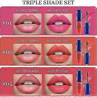 Peel Off Lip Stain, Lip Liner Peel Off, Langdurige Lip Stain Peel Off Tint, Transfer Proof, Waterproof Tattoo Lip Liner, Sterk Gepigmenteerde Matte Fini