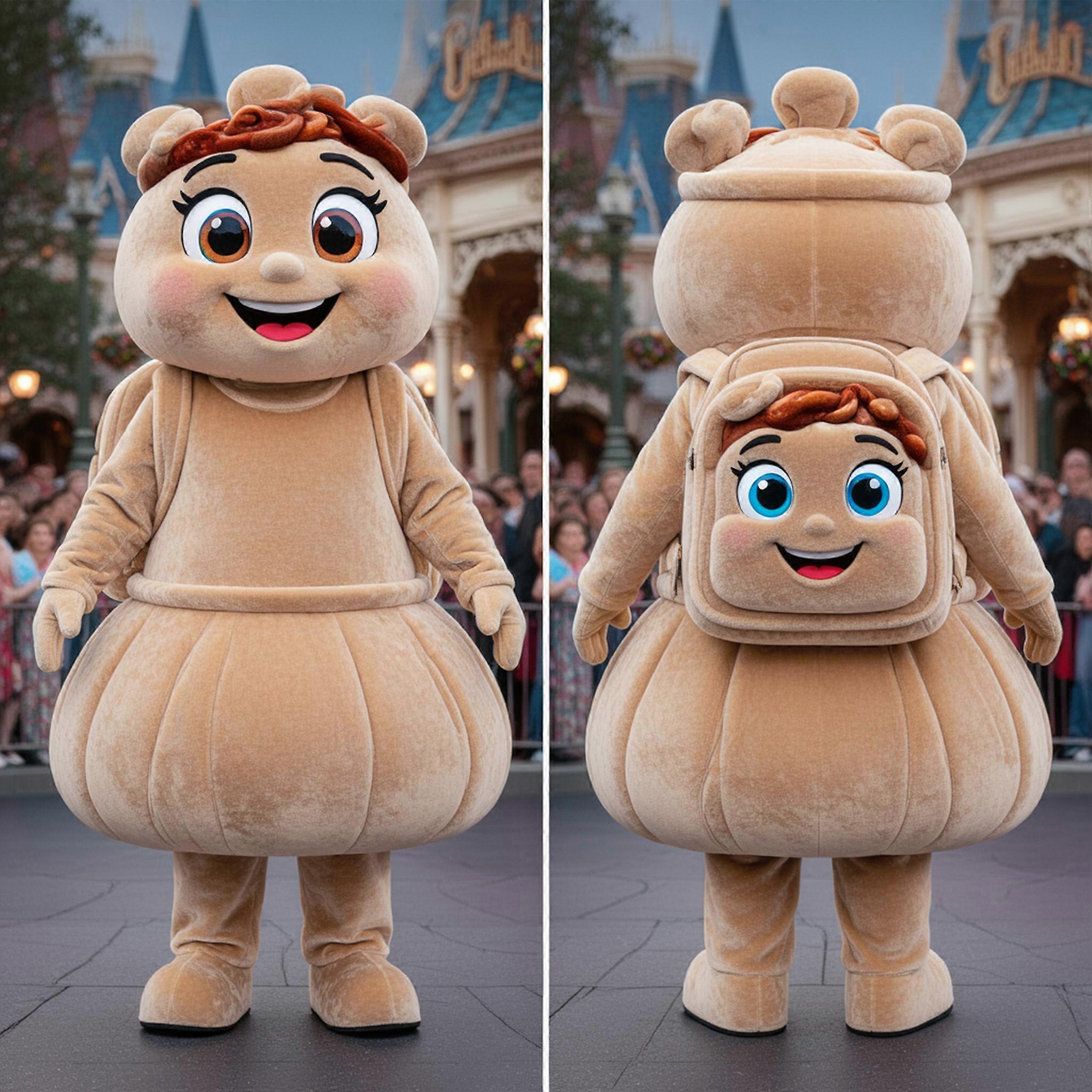MASTICOT Beige Velvety Goulash Mascot