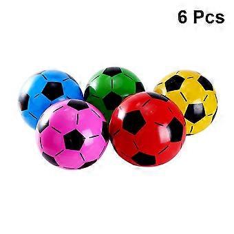 PVC Football Inflatable Kids Toy for Playing 6Pcs Colorful Balls