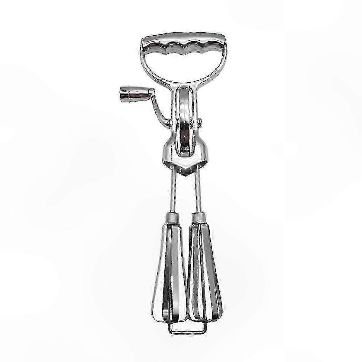 Manual Double Rotary Stainless Whisk