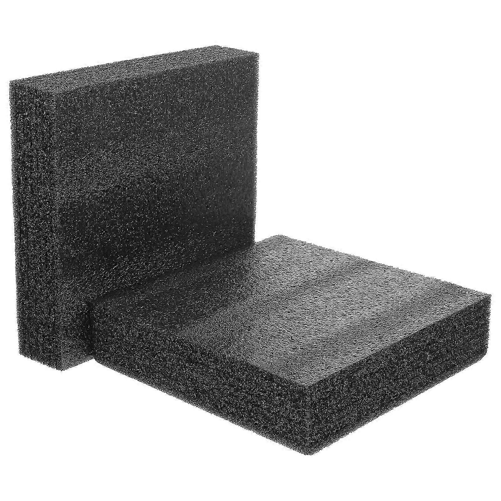 Black Packing Foam Board for Multi-Use Functions 2Pcs Foam Inserts