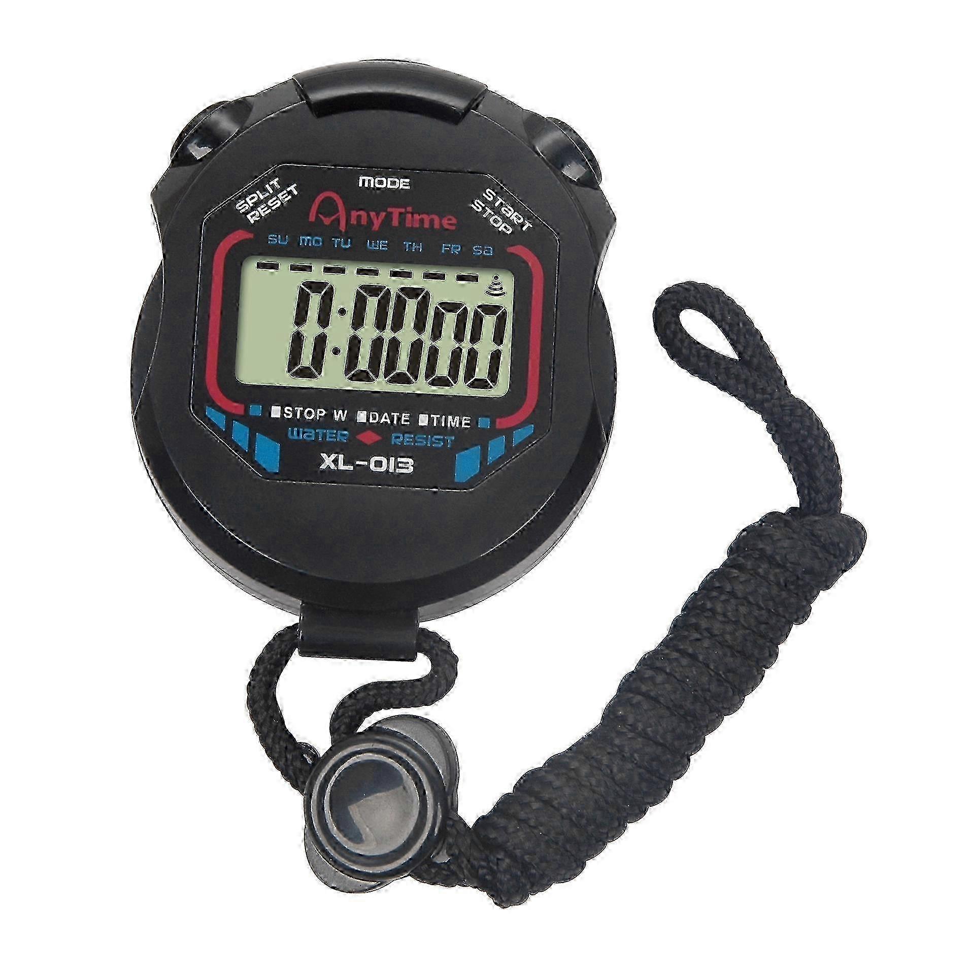 Dual Timer Millisecond Stopwatch Water Resistant