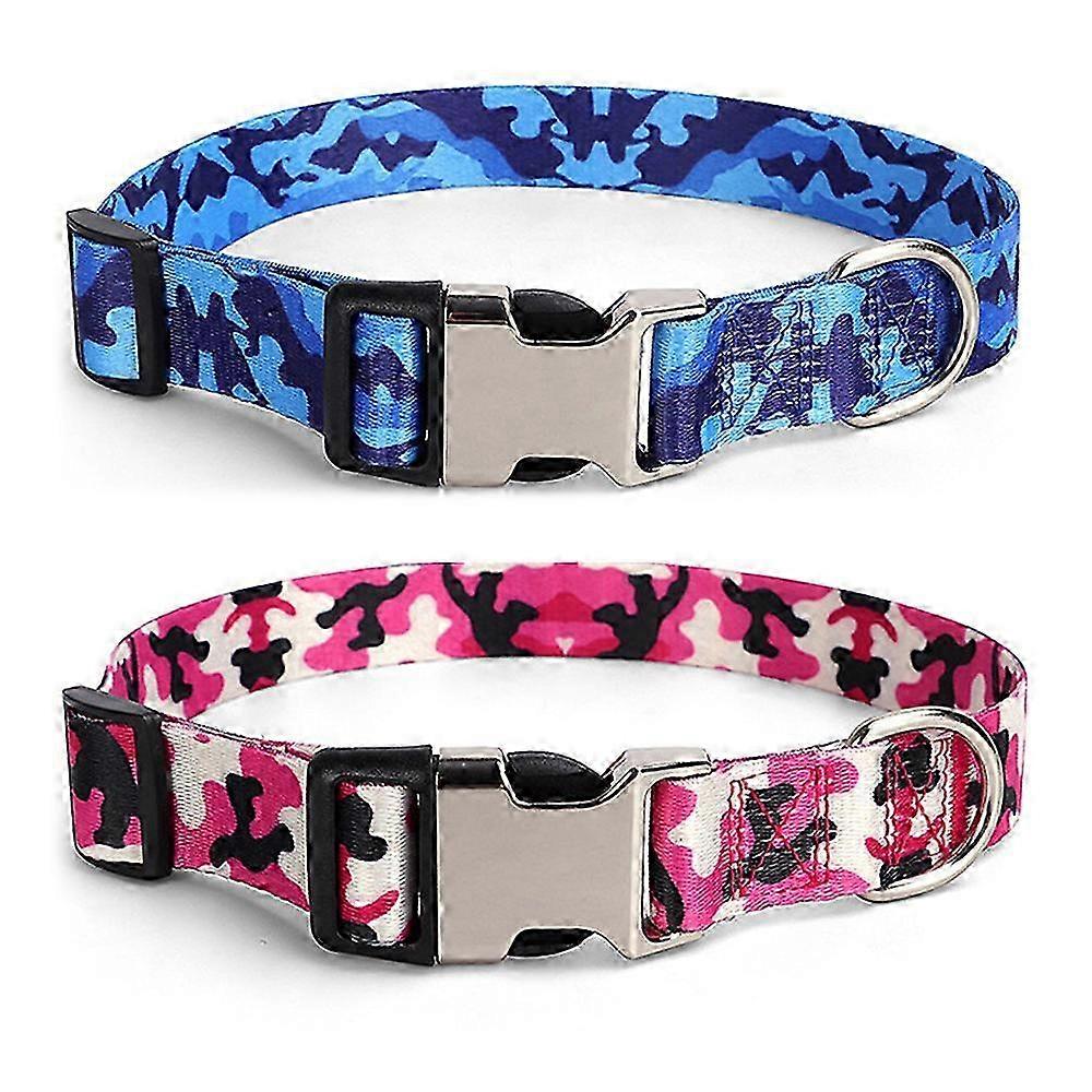 Camo Dog Collar Soft Adjustable Twill