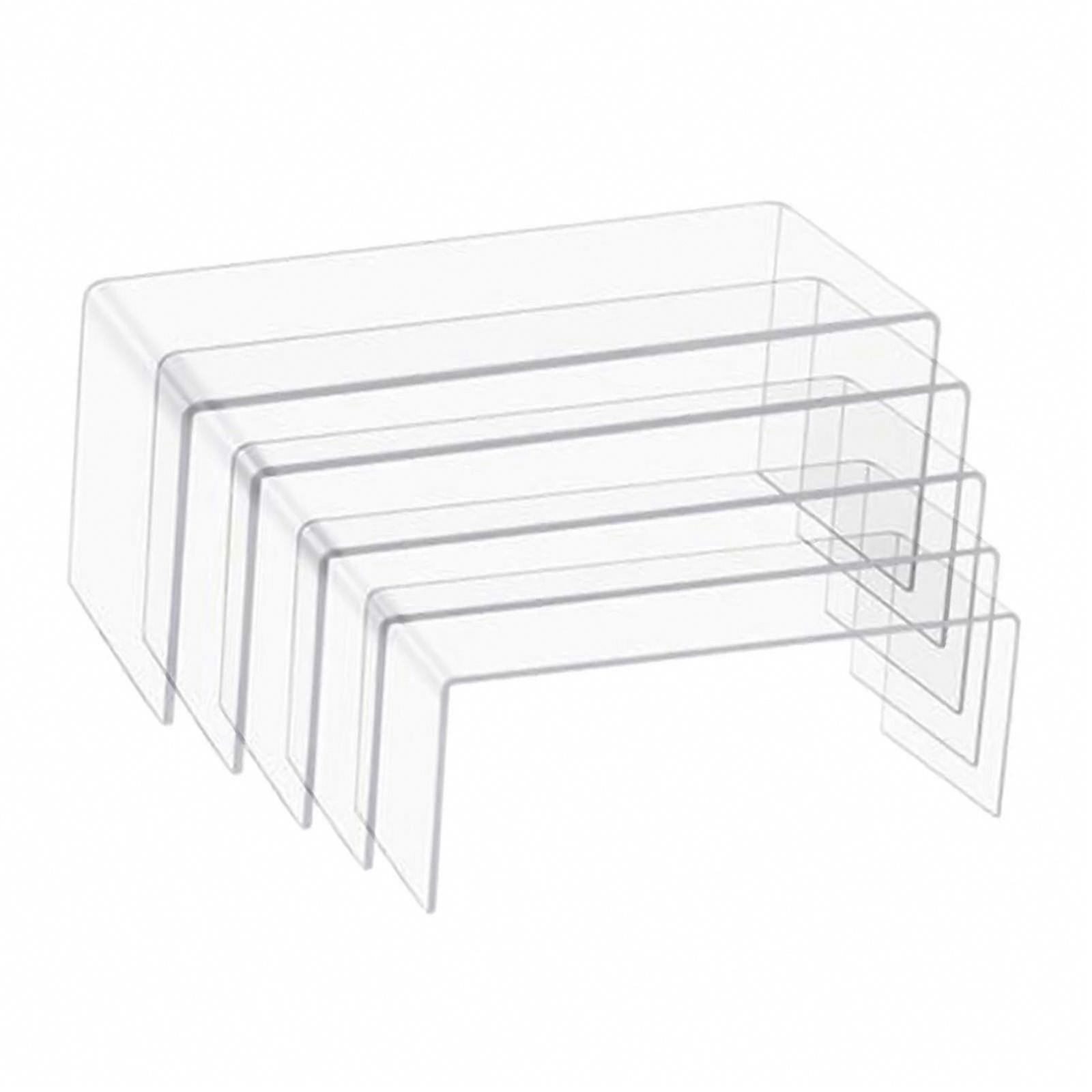 Transparent Acrylic Rectangle Display Stand Plinth