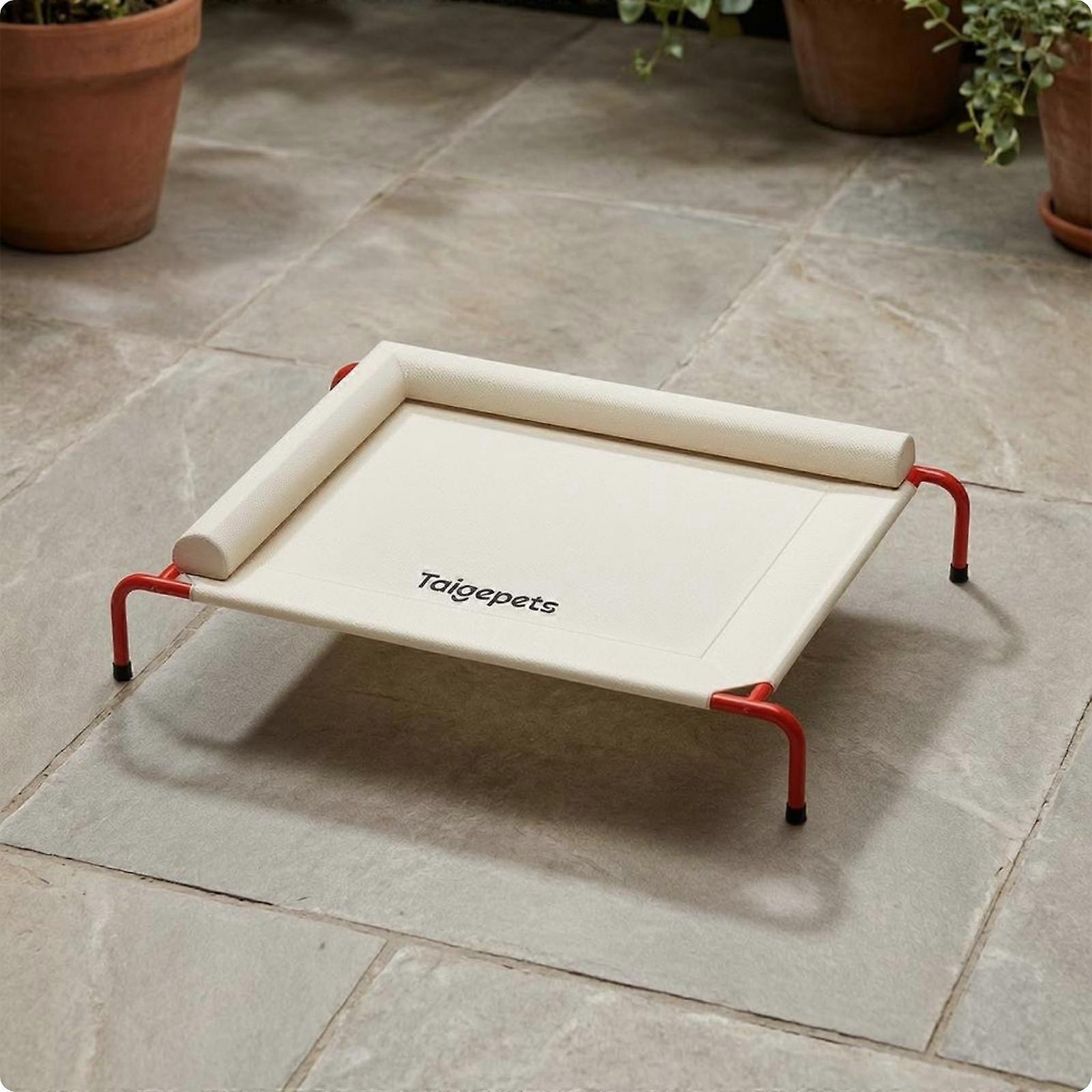 Rolled Side Dog Cot Simple Design Elevated Dog Cot for Dogs