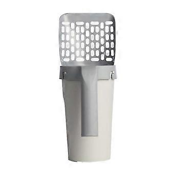 Cat Litter Shovel with Integrated Waste Container