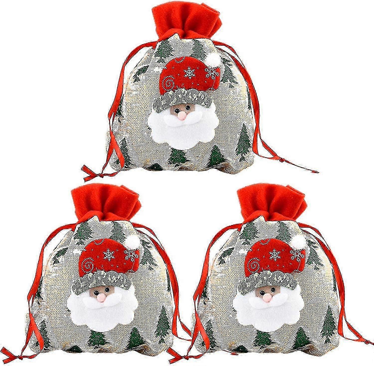 Christmas Candy Bag 3 Pcs