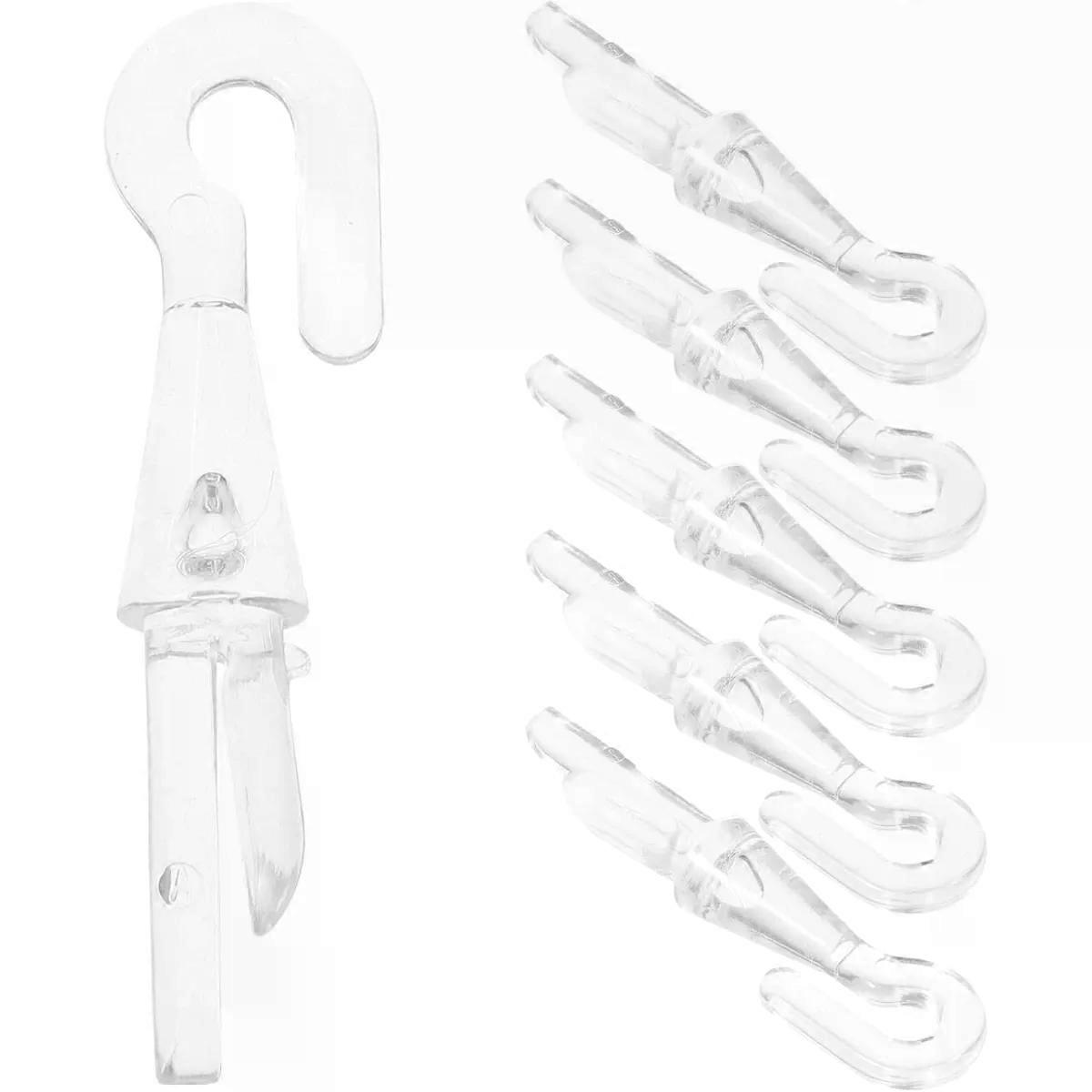 6 Pack Plastic Wand Hook Replacement for Blinds and Vertical Louvers
