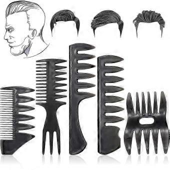 Men's Styling 5-Piece Classic Retro Comb Set -mxbc