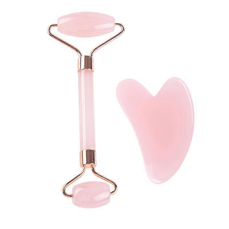 Rose Quartz Face Massage Set