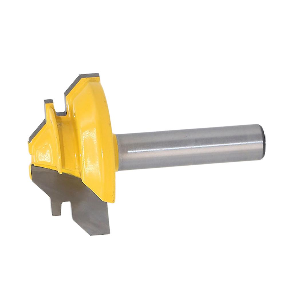 8mm Shank 45 Degree Lock Miter Router Bit Tenon Cutter Woodworking Tool 51mm