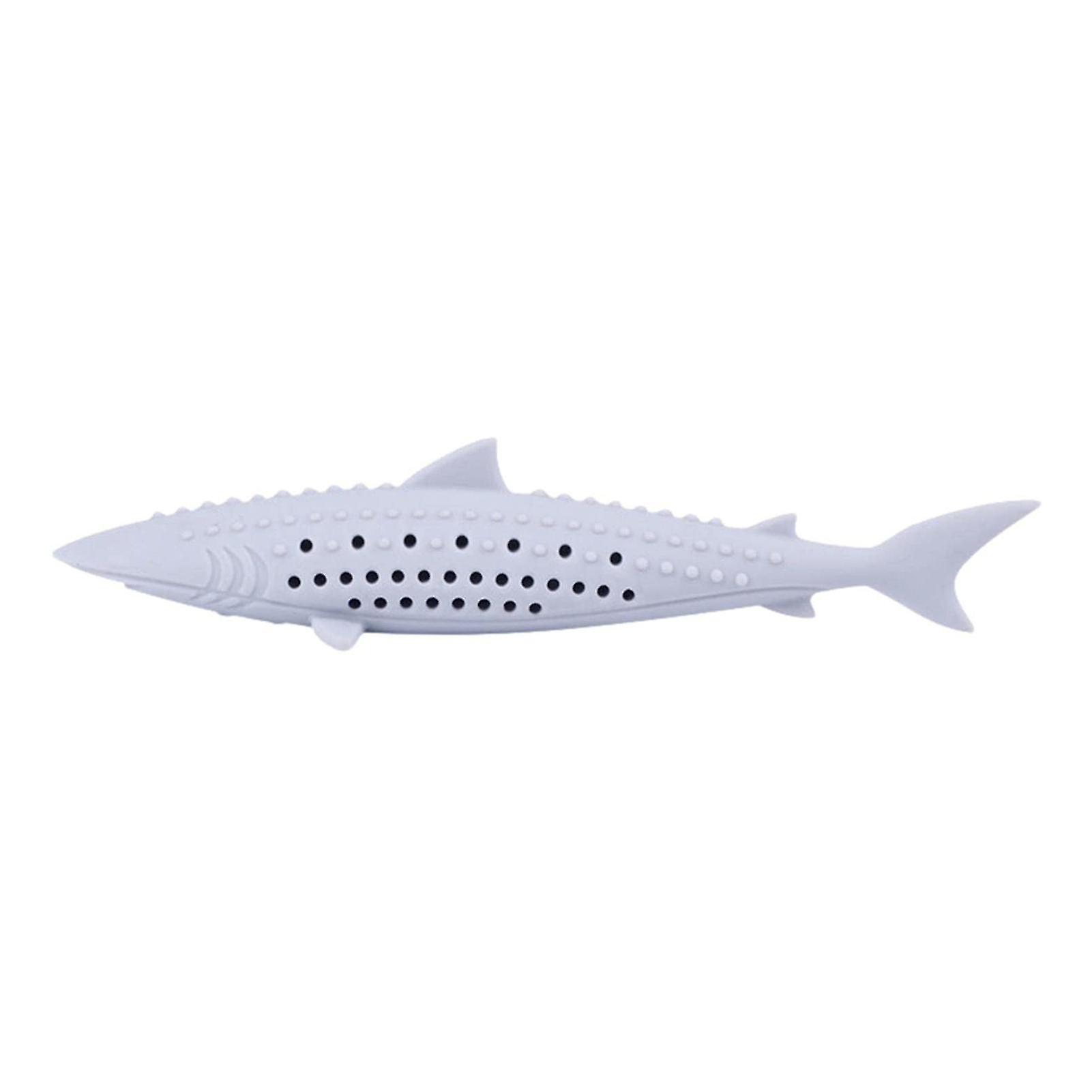 Catnip Cat Toy Soft Silicone Toy Mint Fish Shape Cat Tooth Cleaning Toy Chewing Toy @bugu