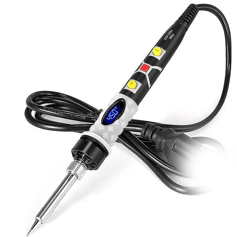 80w Adjable Temperature Electric Sing Iron S Re Pencil Tips Rep Tool Eu Plug