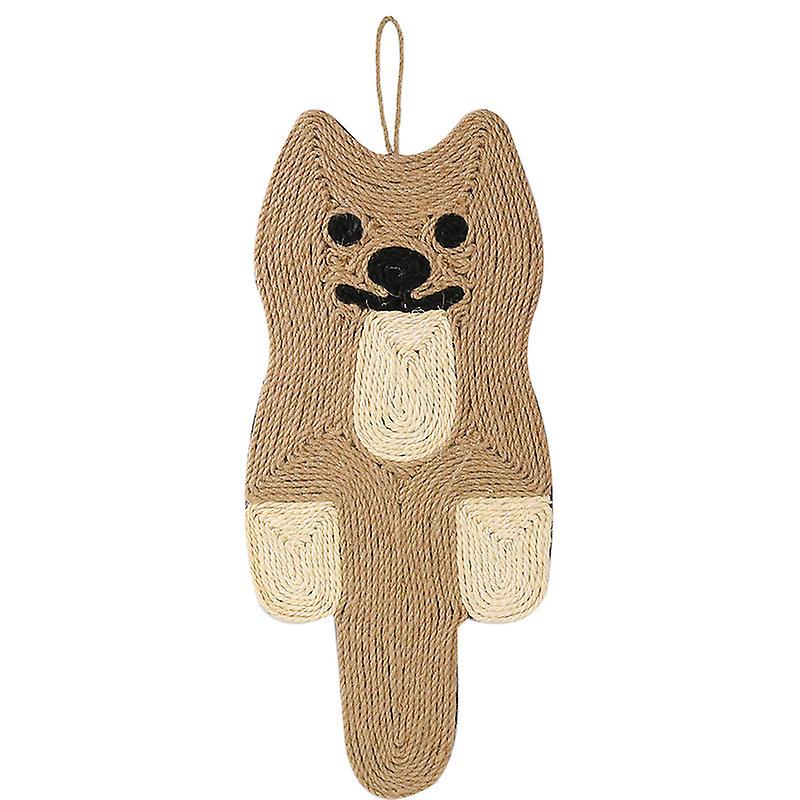 Cat Scratcher Pad Natural Sisal,Pet Dog Cat Scratching Board Non-Slip, Cat Scratcher Mat, Rat Shape Hanging Mat, Cat Sleeping Pad for Grinding Claws,