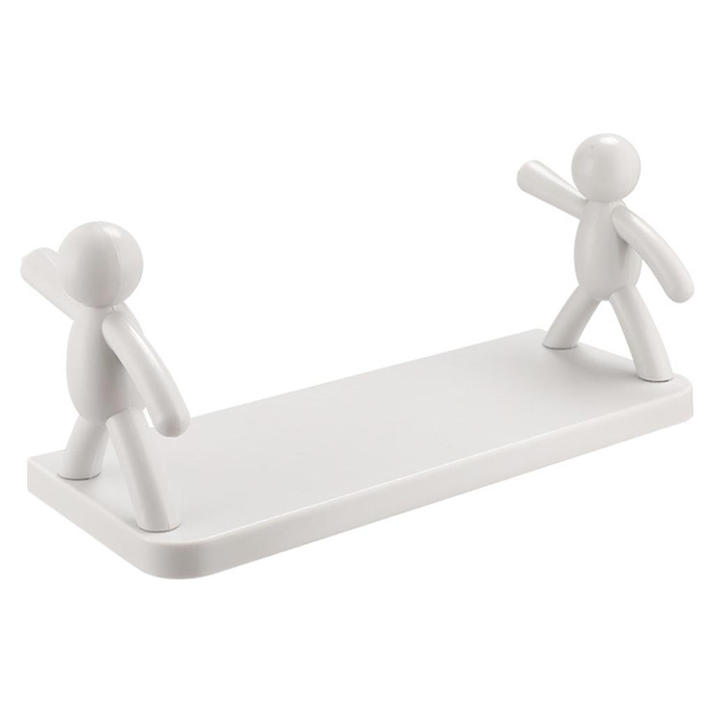 Self Adhesivecute Floating Shelves Wall Shelf for Kitchen Bathroom Entryway gray