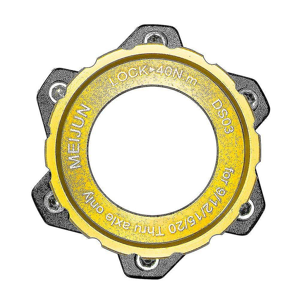 Center Lock Hubs To 6-Bolt Rotor Adapter Aluminum Alloy MTB Cycling Centerlock Rotor Conversion Hub Middle Lock Cover Disc