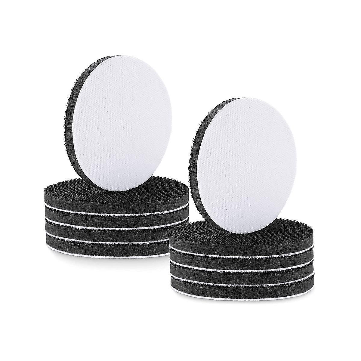 10 Pieces 5In Soft Density Foam Interface Pad Hook and Loop Foam Sanding Pads 125mm Sponge Cushion