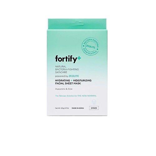 Fortify Hydrating & Moisturizing Facial Sheet Mask, 5 Packets (Pack of 1)