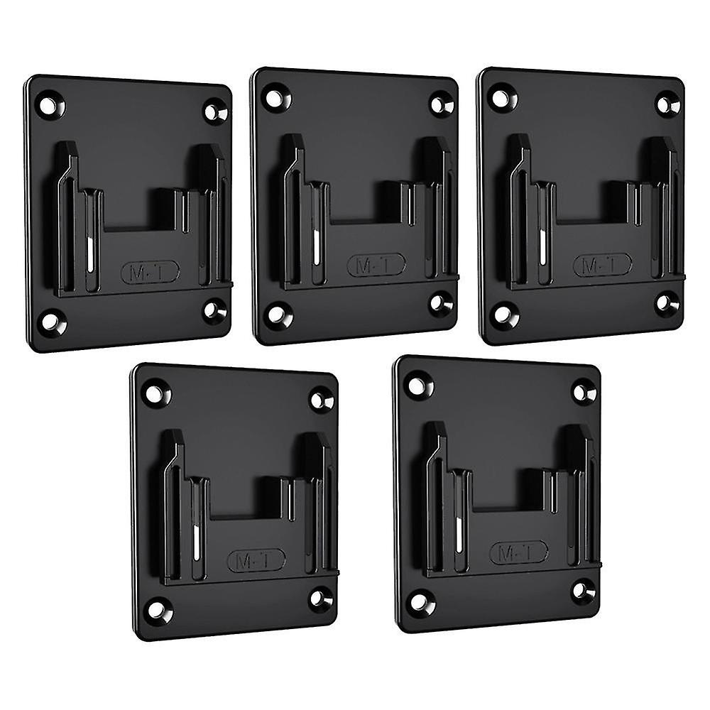 5pcs Wall Mount Machine Storage Rack Electric Tool Holder Bracket Fixing Devices Fit For Tool Base