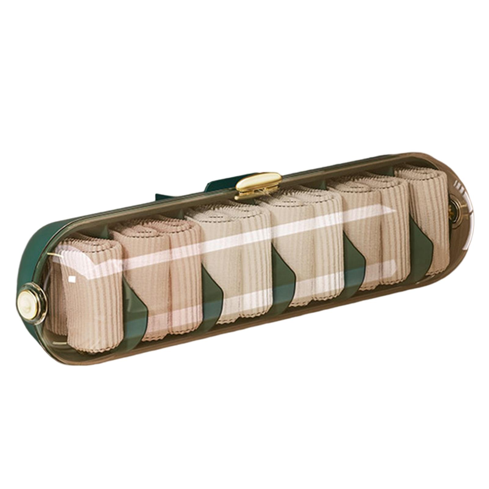 Punch-free Storage Organizer Separate Sorting Box Organizer For Underwear Socks Ties Bras