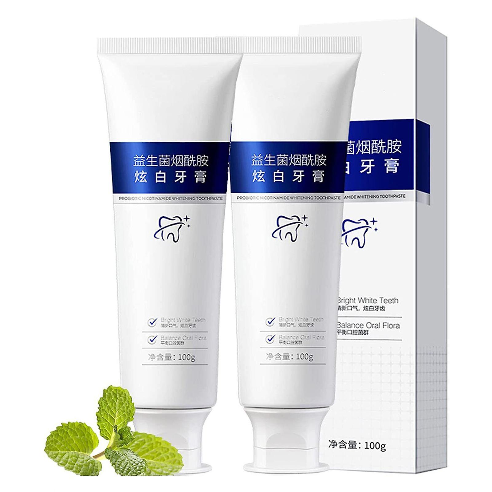 Niacinamide Healthy Teeth Whitening Toothpaste Deep Cleaning Whiten Tooth Toothpastes For Brighter Teeth And Fresh Breath