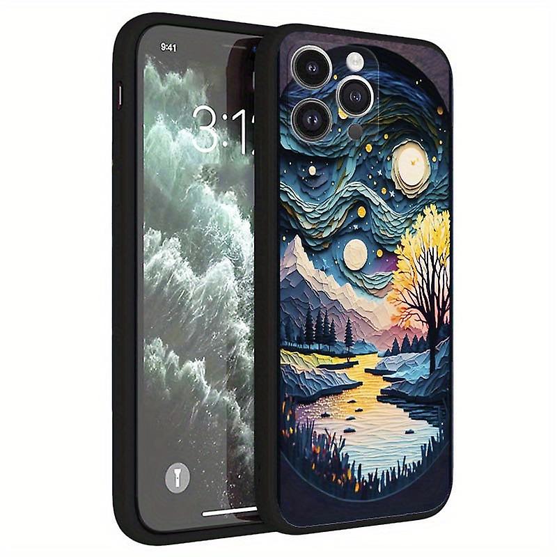 Mountain River Ship Tpu Anti-fall Soft Silicon Matte Protective Phone Case For Iphone 6/6s/7/8/x/xs/xr/se2 2020/se3 2022/11/12/13/14 Mini Plus Pro Max