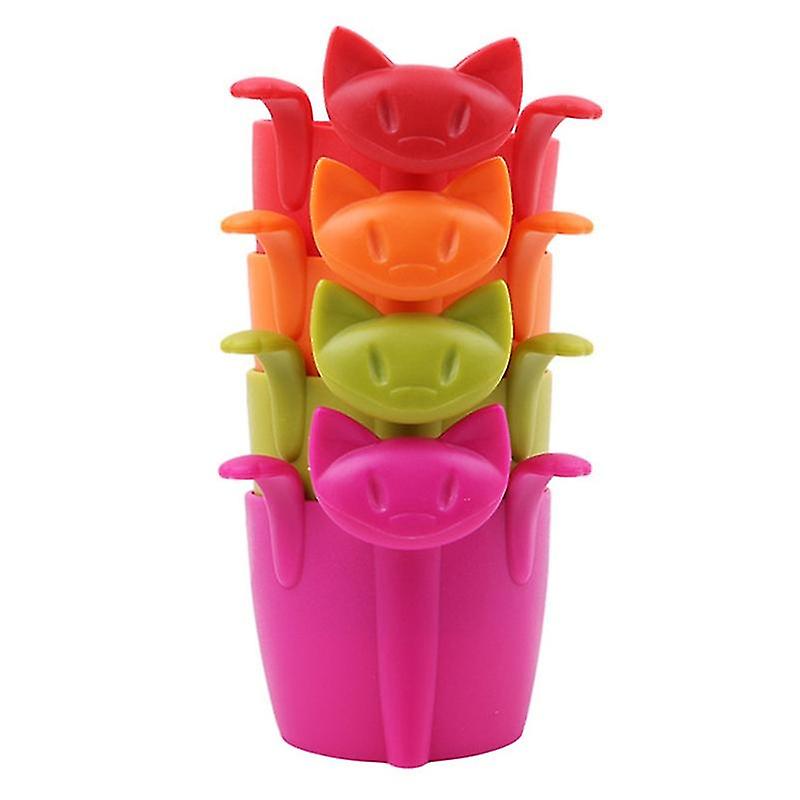 Cat Shape Tea Infuser Plastic Strainer Hole Filter Tea Drain