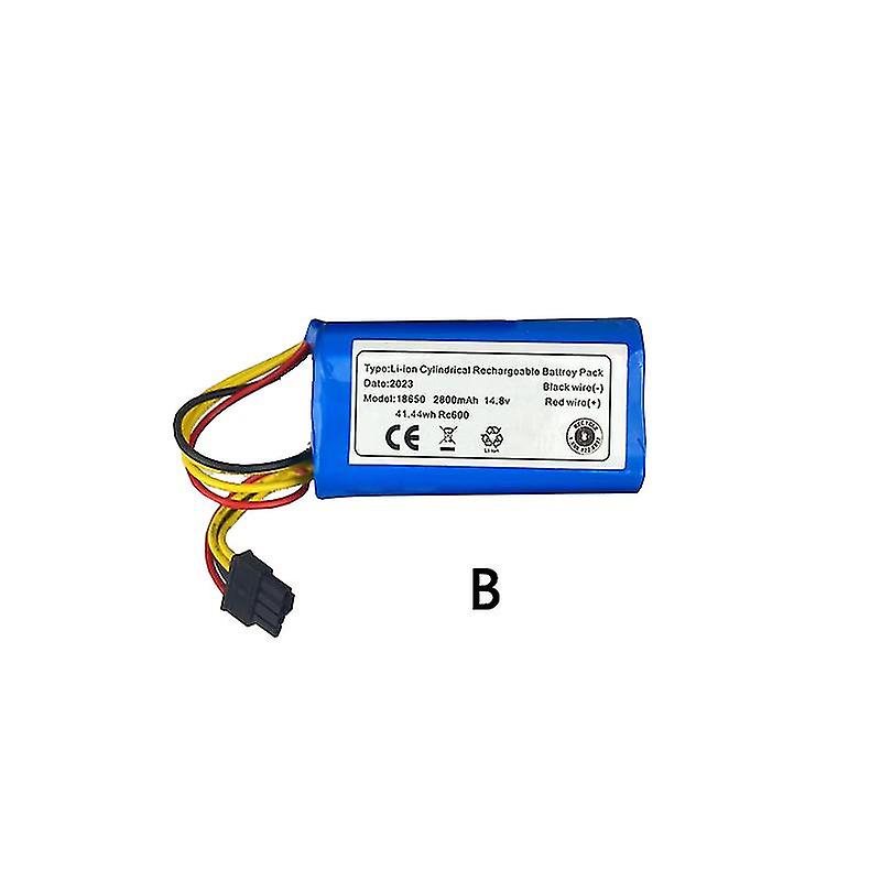 18650 14,8 V 2800 mAh Li-Ionen-Akku Kompatibel Mamibot 171103 Prevac 650 Roboter-Staubsauger Drei Steckeroptionen