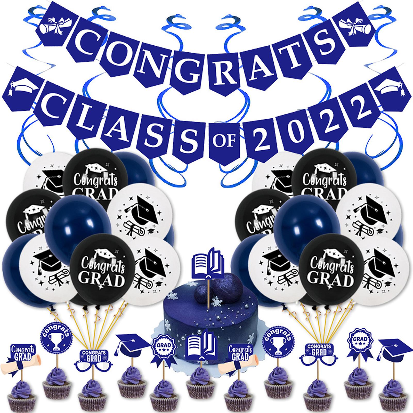 Congrats Class of 2022 Party Supply Graduation Themed Party Decoration