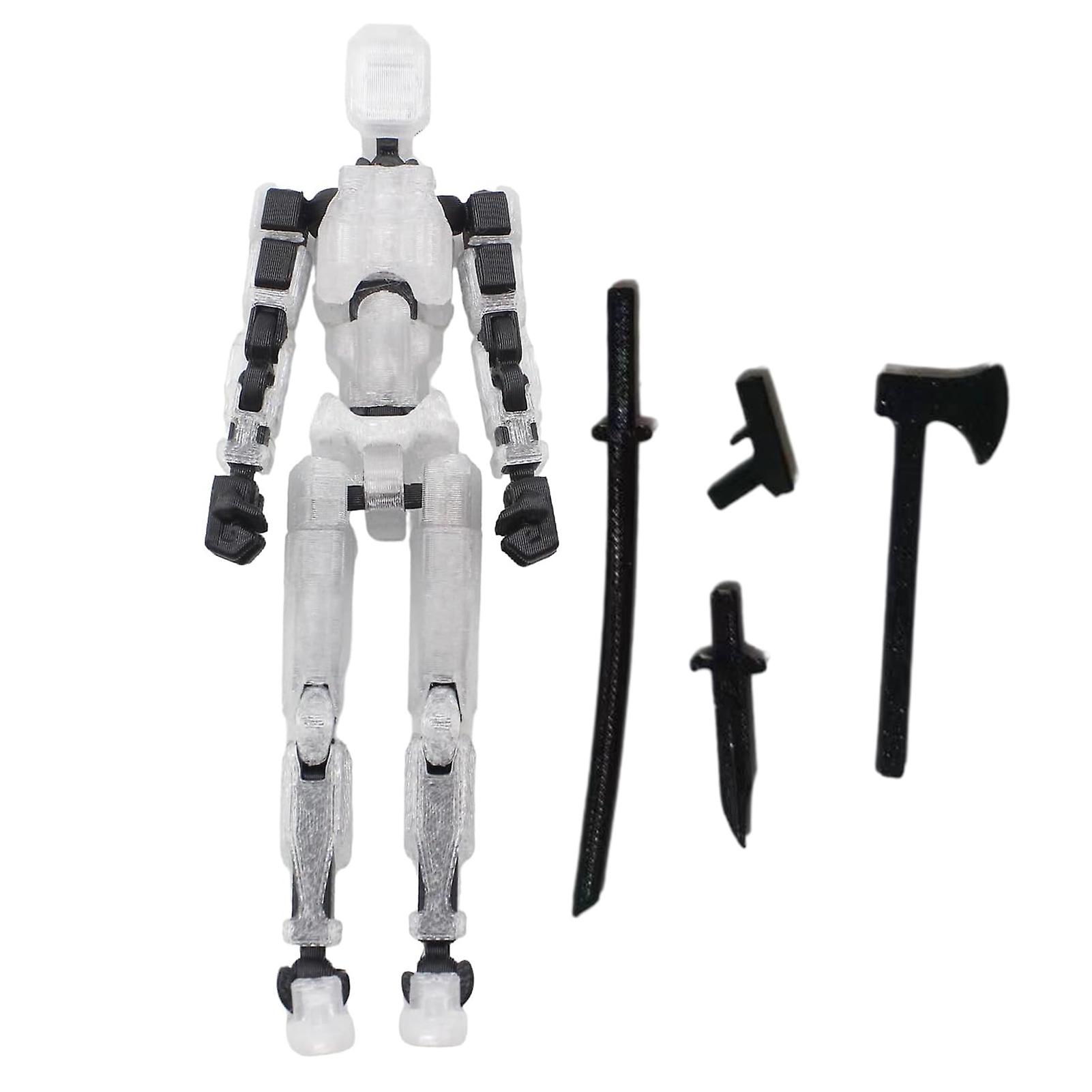 Multi-jointed Movable Robot 3d Printed Mannequin Widely Used Simple Installation Diy Robot Action Figure Desktop Decoration