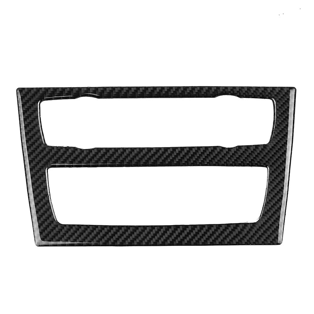 CD Panel Sticker,Carbon Fiber Car CD CD Control Panel Cover Carbon Fiber Control Panel Trim User-Friendly Design