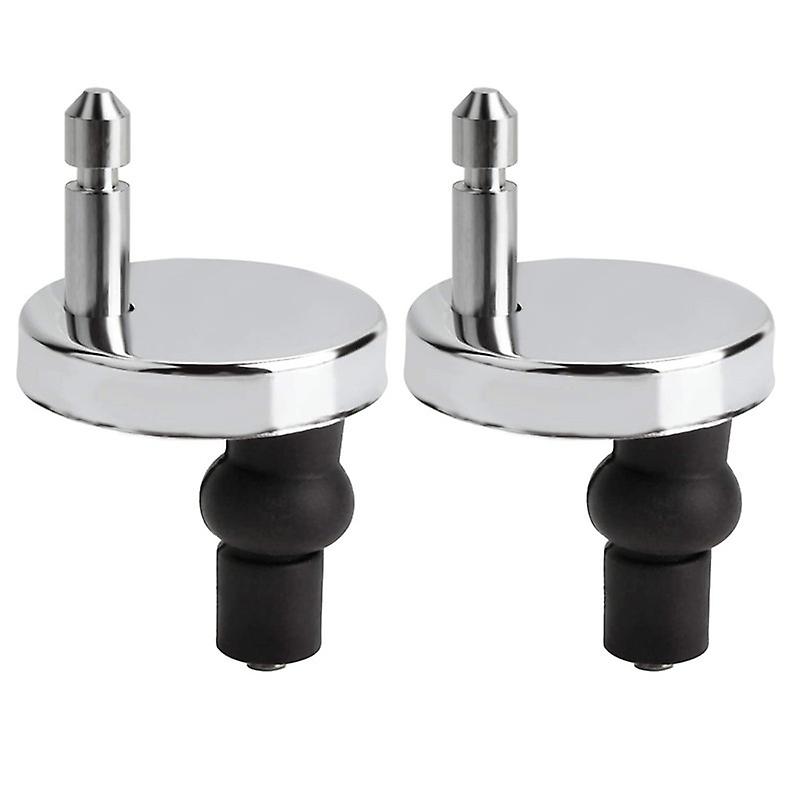 2 Piece Toilet Seat Hinged Fixings. Fixing screws and dowels for the toilet seat.Toilet fixing
