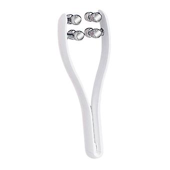 Ems Face Massager Roller Y Form Ansigtsløftningsenhed V Ansigt Dobbelt Hage Remover Ansigtspleje Hudplejeværktøjer (hvid)