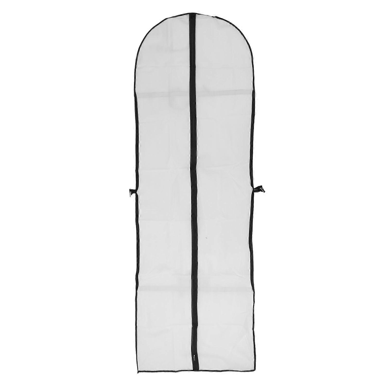 Large Foldable Garment Bag White Black Border Dustproof 224g