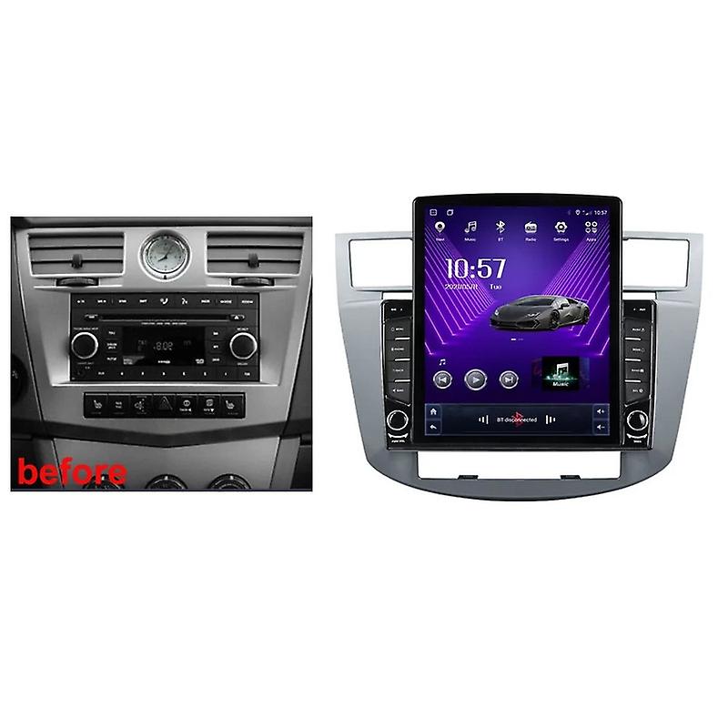 9.7" Android For Chrysler Sebring 3 JS 2006 - 2010 Tesla Type Car Radio Multimedia Video Navigation