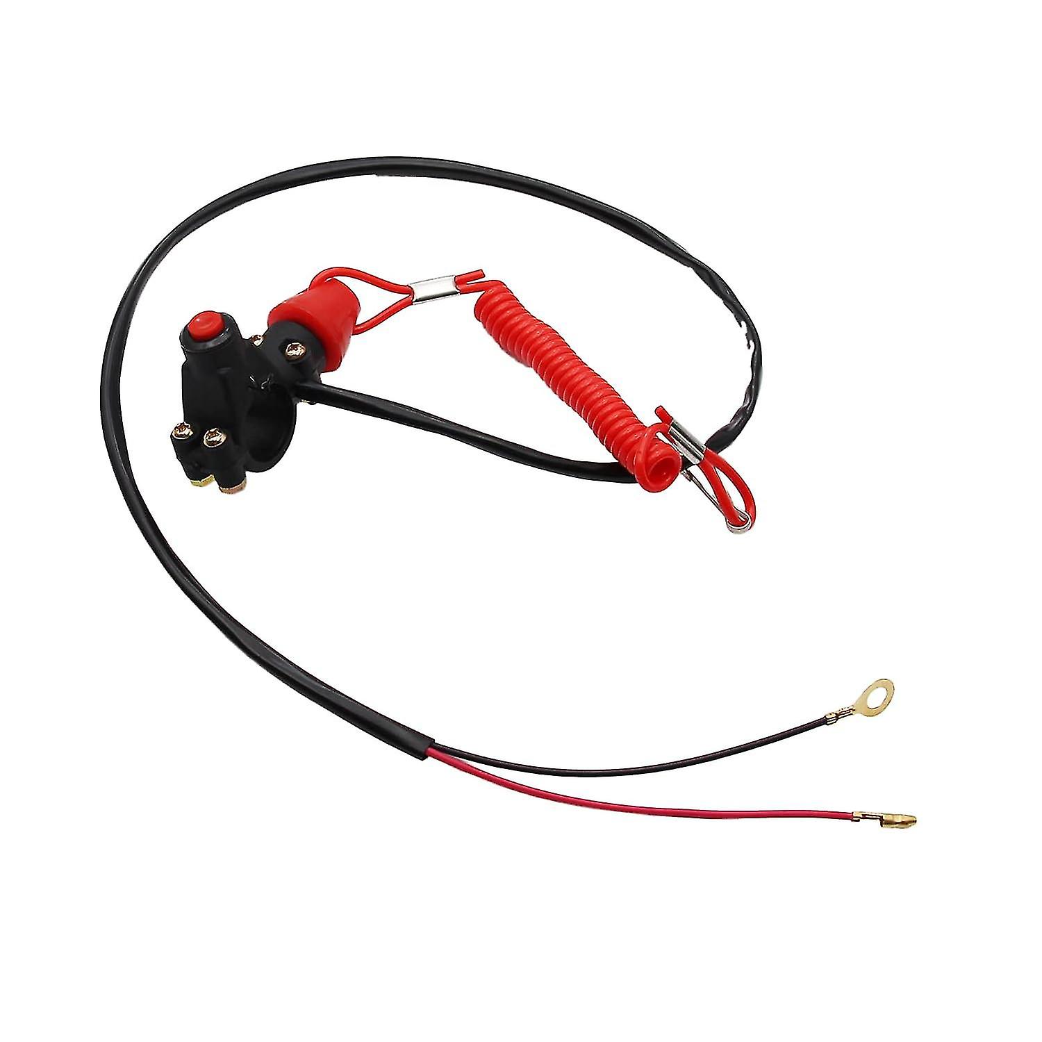 Stop Kill Switch Button 43cc 47cc 49cc Mini Pit Pocket Rocket Quad Dirt Bike ATV (Black)